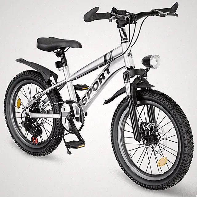 20" Kids Mountain Bike for Boys & Girls Ages 7-12, 7-Speed, Disc Brakes