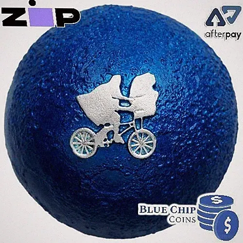 2022 $2 E.T. 40th Anniversary 1oz Silver Bicycle Silhouette Moon Sphere Coin