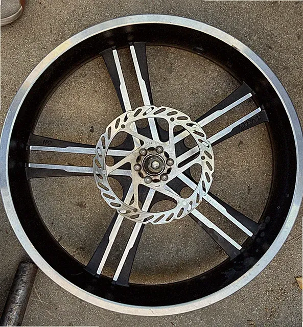 20x4 inch Fat Tire Bike Front Wheel, Aluminum Alloy Bike Rim