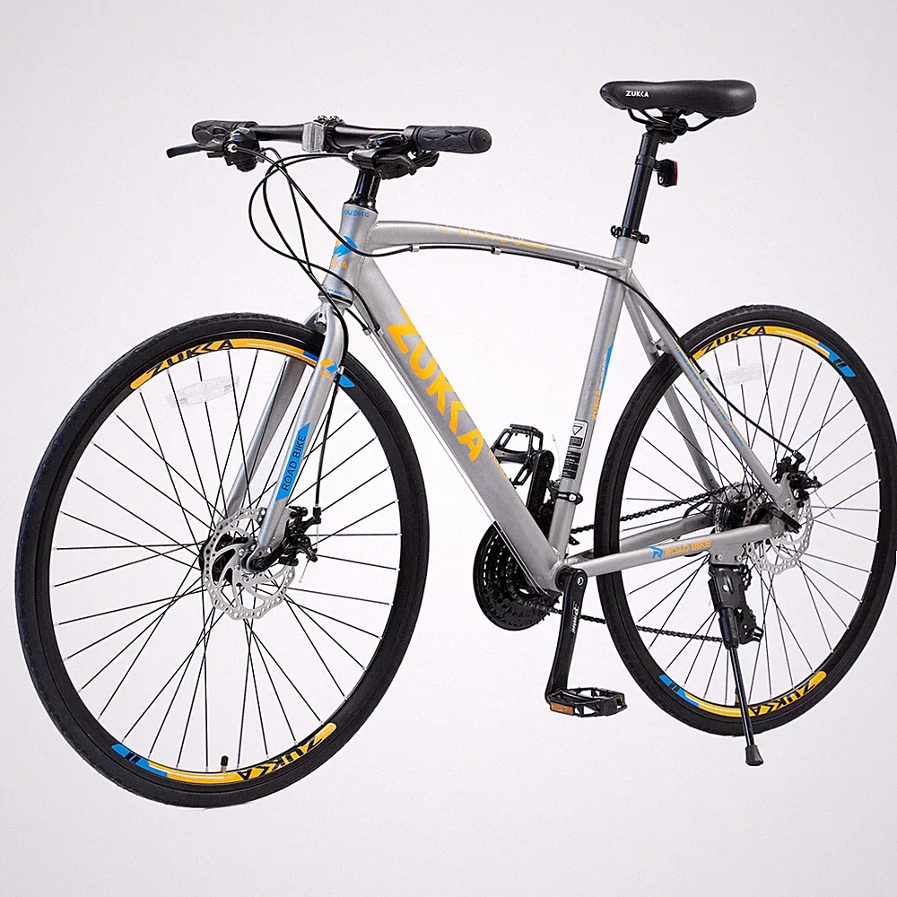 24 Speed Hybrid bike Disc Brake 700C Road Bike For men women's City Bicycle