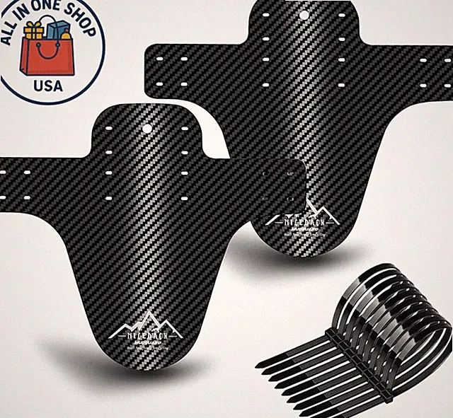 Adjustable MTB Mud Guard for 26"-29" Fat Tire and Disc Brake Bicycles