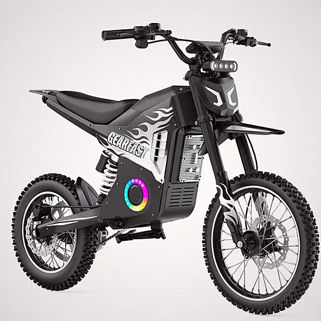 Adult Electric Dirt Bike 3500W Peak Electric Motorcycle 48V 23.4AH E-Moto 44MPH