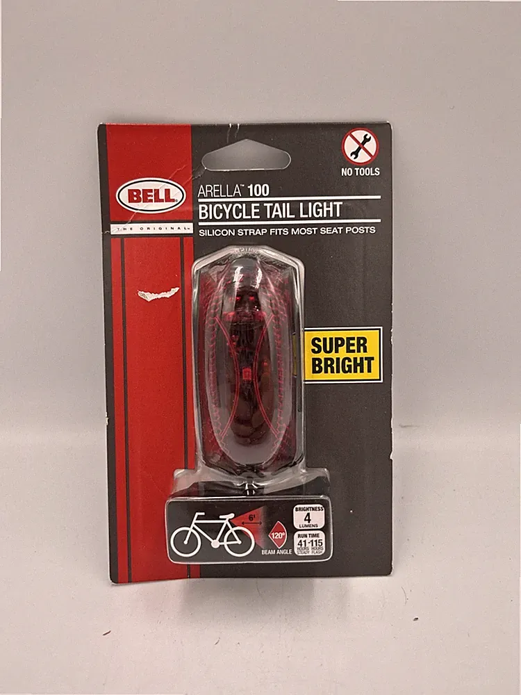 Bell Arella 100 Bicycle Tail Light Super Bright 4 Lumens Silicone Strap LED New