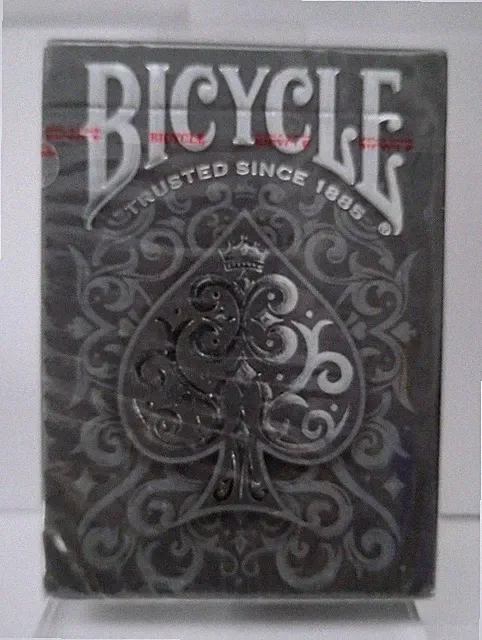 Bicycle Cinder Premium Playing Cards, Silver Smoke Foil, 1 Deck