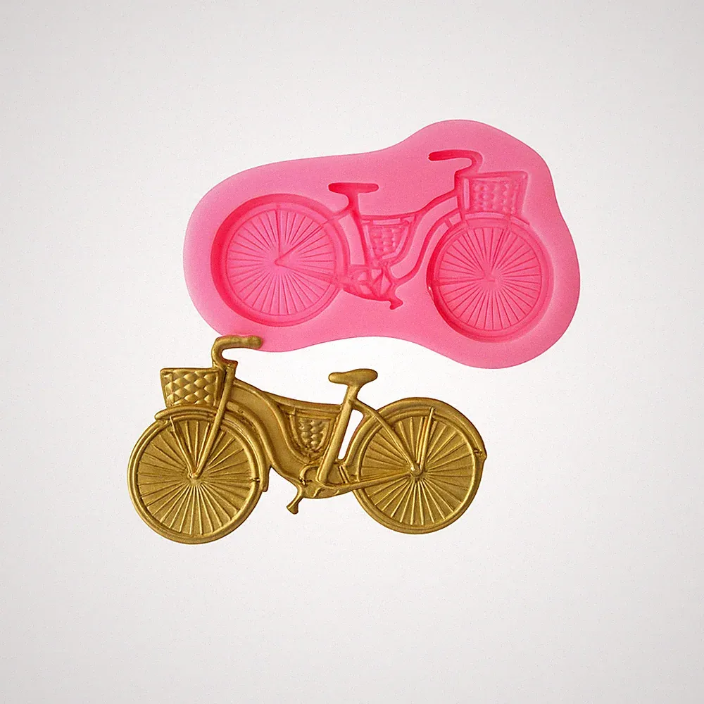 Bicycle Fondant Chocolate Resin Silicone Mold