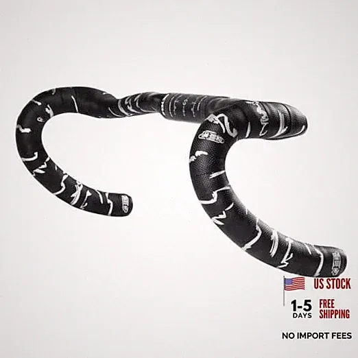 Bicycle Handlebar Tape，3mm Bike Bar Tape-Surface PU Silicone Silver