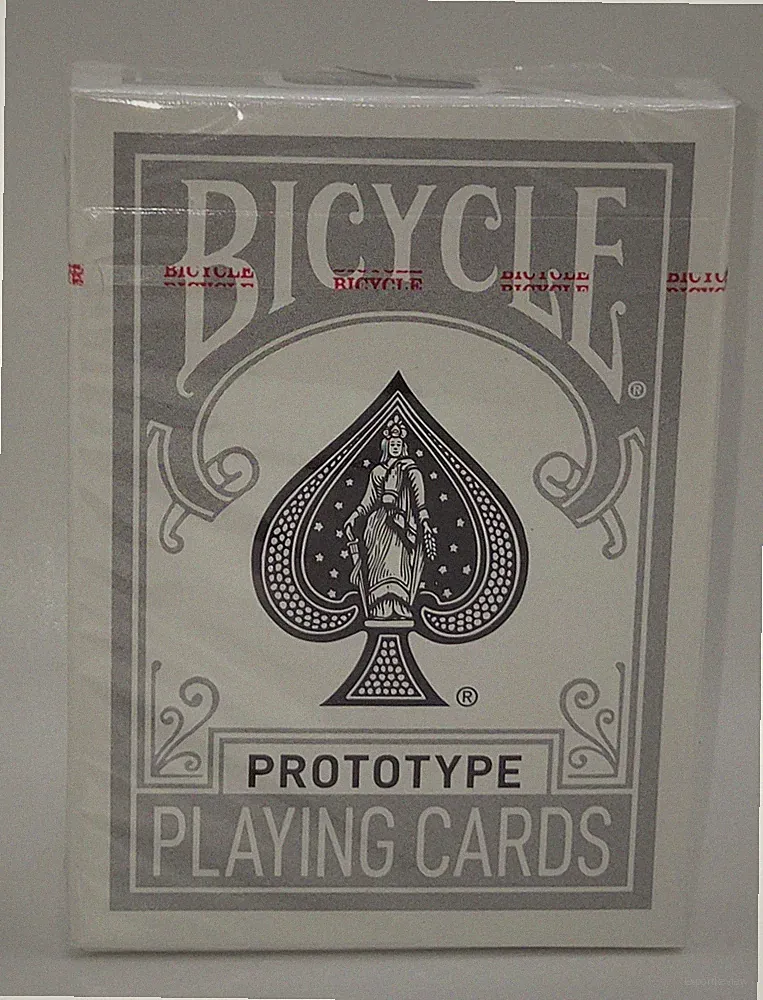 Bicycle Prototype Metalluxe Dark Silver Playing Cards Foiled 1/345 SEALED NEW