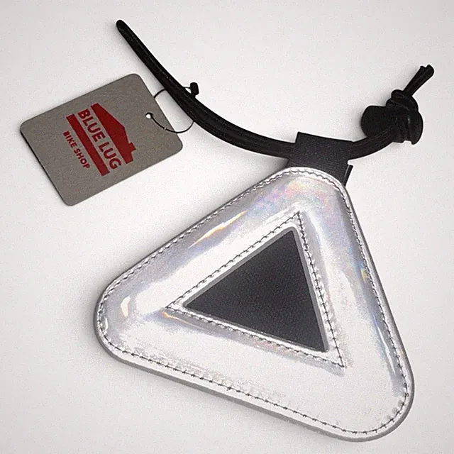 BLUE LUG Triangle Reflector *Silver* Gravel Bike, Road, MTB, Japan NWT