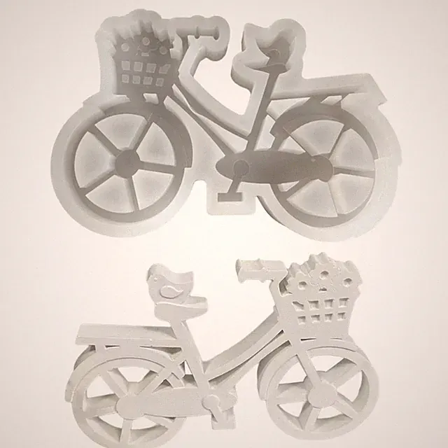 Easy to Clean Silicone Mold for DIY Ornaments Unique Bike Moulds