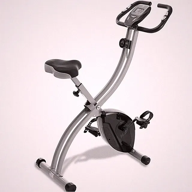 Exercise Bike Stationary Folding Upright Home Gym Fitness Cardio Workout Indoor