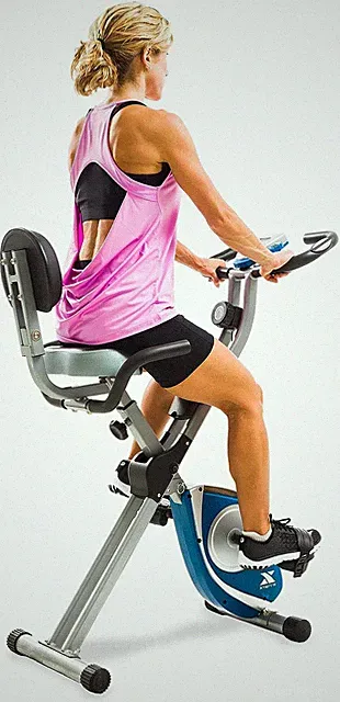 Fitness Folding Exercise Bike, 225 LB Weight Capacity