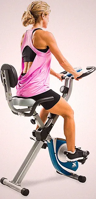 Folding Exercise Bike, 225 LB Weight Capacity