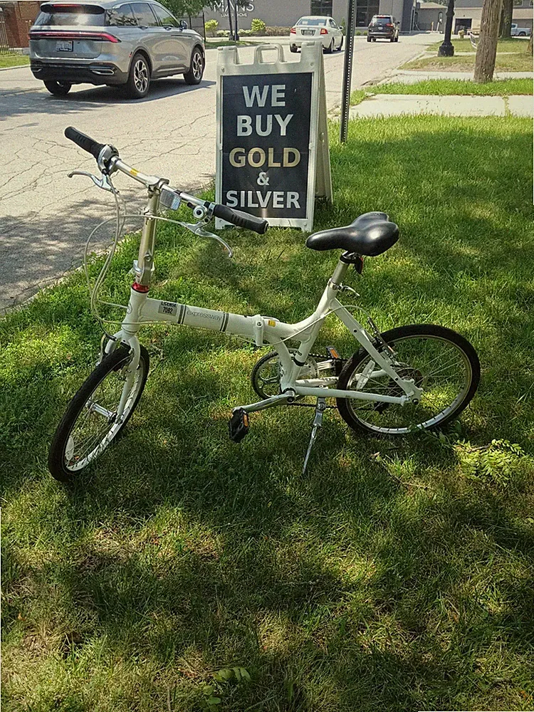 Giant Expressway 2 Silver Folding Adult Bike