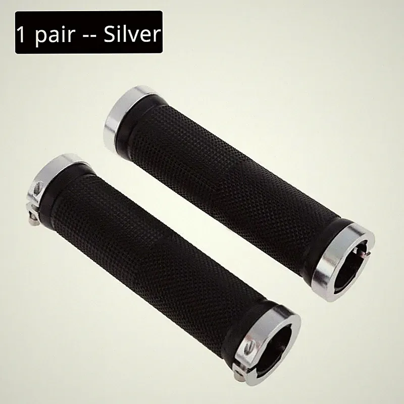MTB Bicycle Handlebar Grips Rubber Anti-Skid Bike Grips Lock On Road Mountain NE