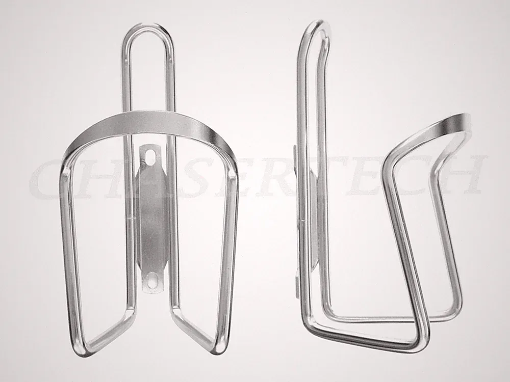 MTB Road City Touring Bicycle Bike Alloy Bottle Cage Silver 1 Pair