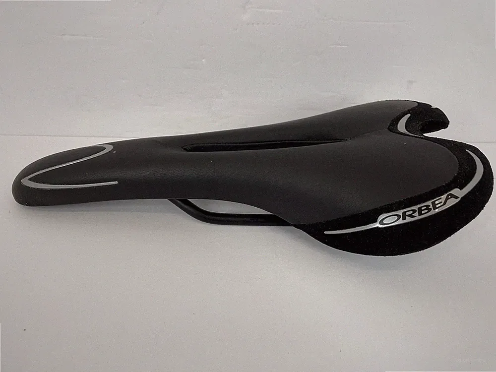 Orbea Bicycle Saddle Black Silver Comfort Channel Road Mountain Bike Seat