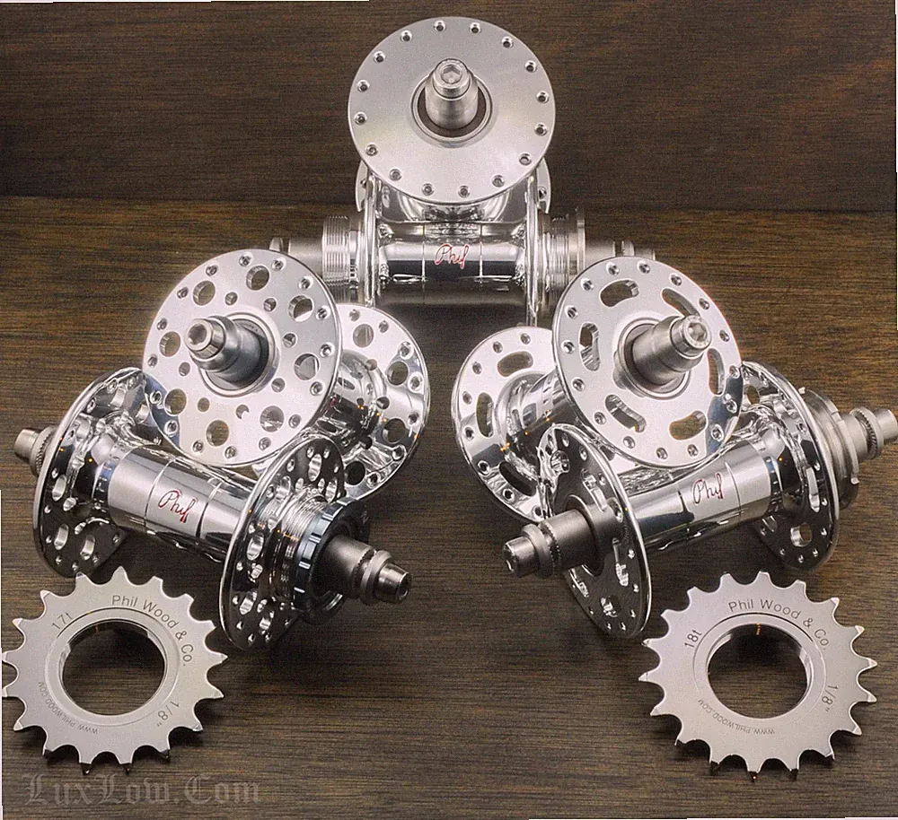 Phil Wood Track Bike HUBS 32h HighFlanged Classic Pro SLR Fixed Gear Bicycle Cog