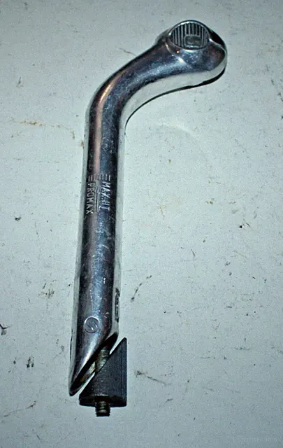 Promax 25.4" Bicycle Quill Stem 70mm +37º 25.4mm Road Hybrid Silver Commuter VTG