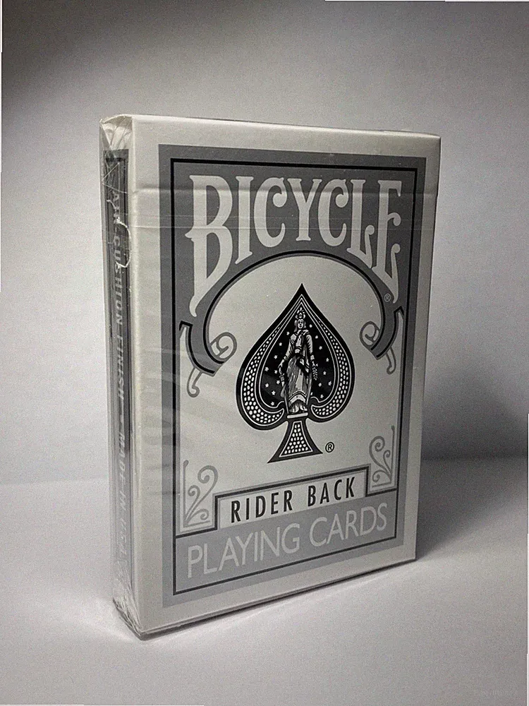 Rider Back (Silver) [Bicycle] - Playing Cards