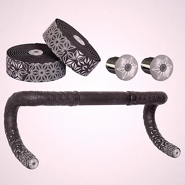 Road Bike Bar Tape Super Sticky EVA PU Anti Skid Shock Absorbing Wrap Set