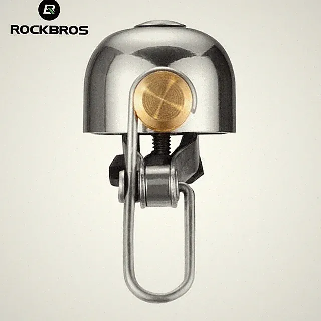 ROCKBROS Cycling Bike Handlebar Ring Stainless Steel Bell Horn Classical Bell