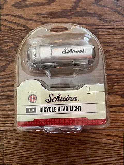 Schwinn Bike Bicycle 3 LED Flashing Strobe Headlight NEW