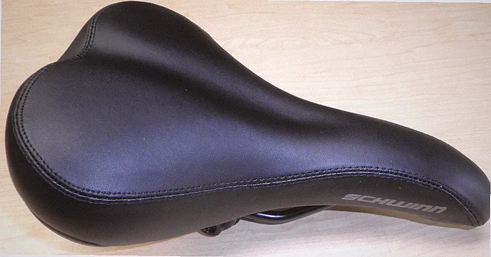 SCHWINN BLACK COMFORT BICYCLE SADDLE/SEAT PARTS 550-2