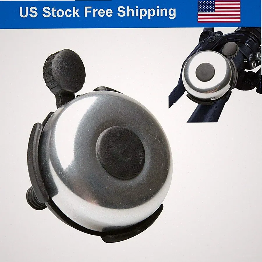 Silver Bicycle Bike Bell Cycling Handlebar Horn Ring Alarm High Quality Safety