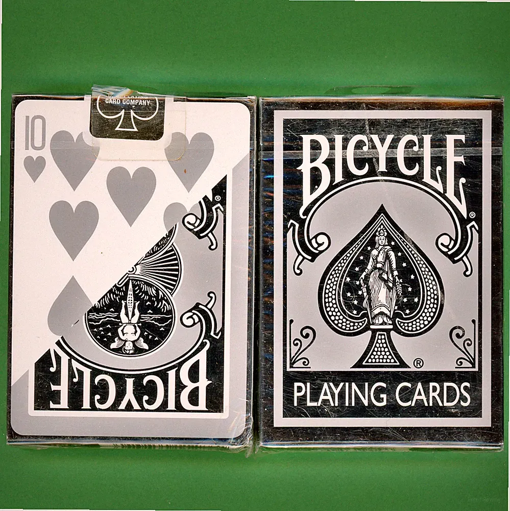 Silver Bicycle playing cards Vintage Ohio