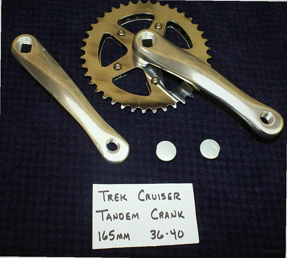 Trek Bicycle tandem cruiser crankset 165mm