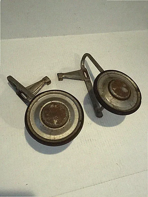 Vintage Old School Bike Training Wheels Bicycle Reclaim Restore