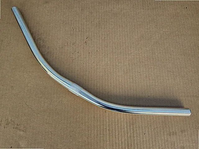 YC-A270 Aluminum Curved Hybrid Cruiser Bike Flat Bars 58cm x 25.4mm Silver